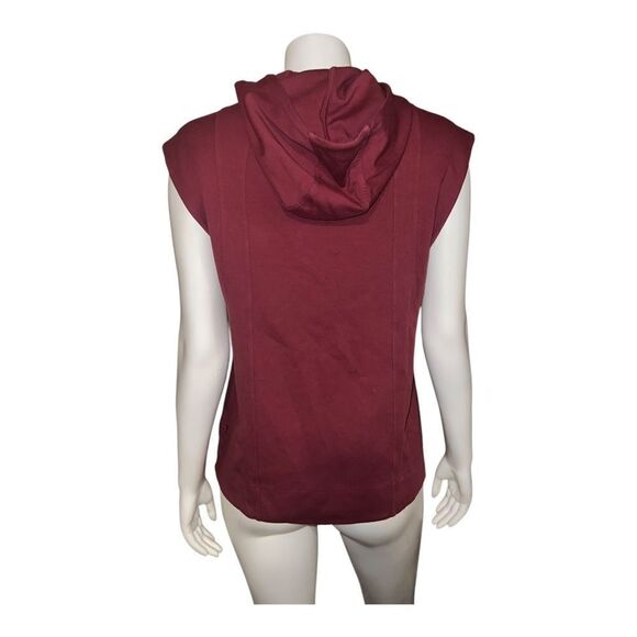 Athleta Sundown Tank Sweatshirt Berry Hoodie Activewear Small NWOT - Picture 5 of 12